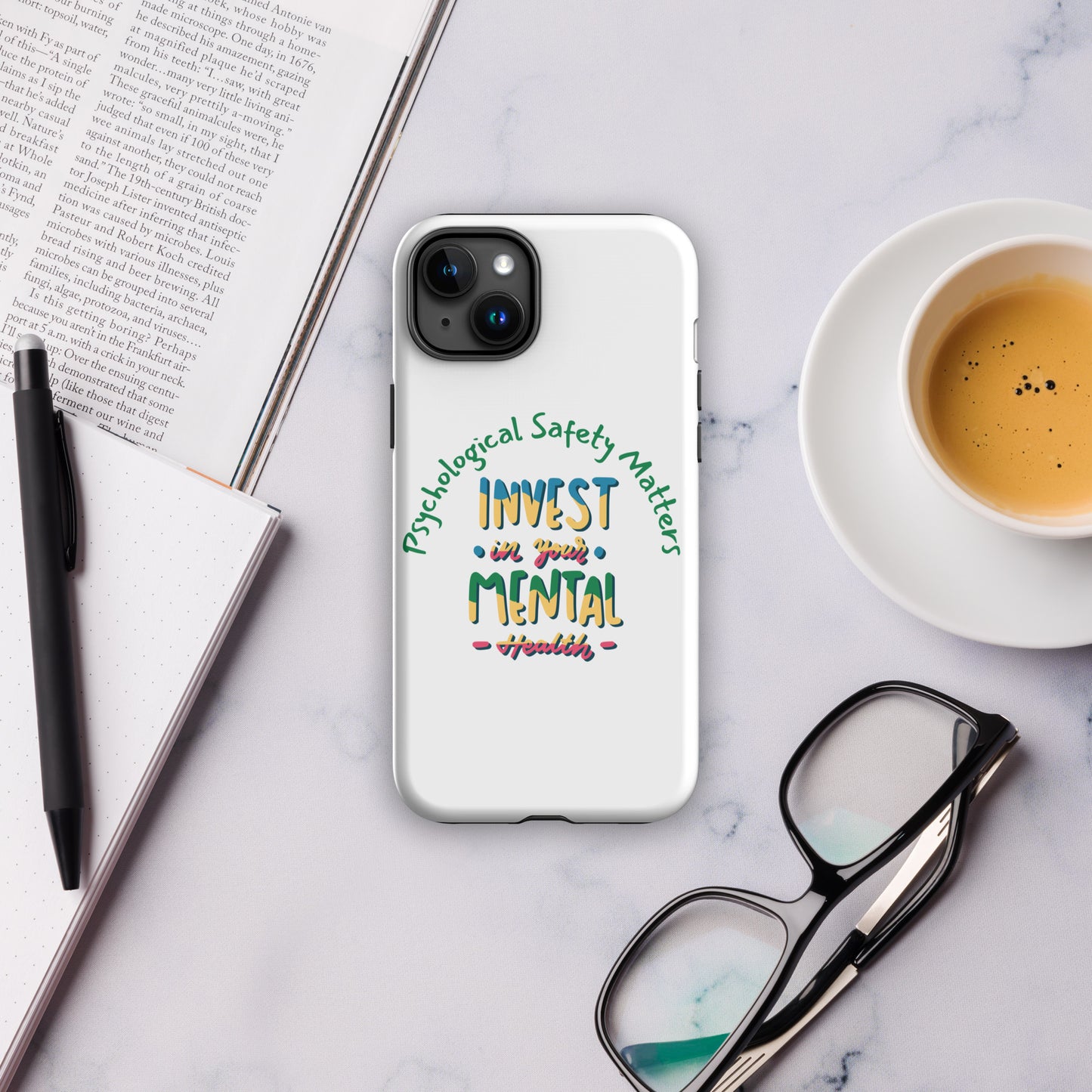 Invest in your mental health Tough Case for iPhone®
