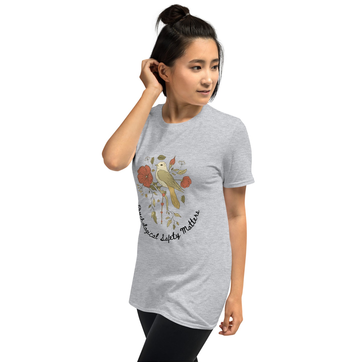 Psychological Safety Matters Vintage bird design Short-Sleeve Unisex T-Shirt