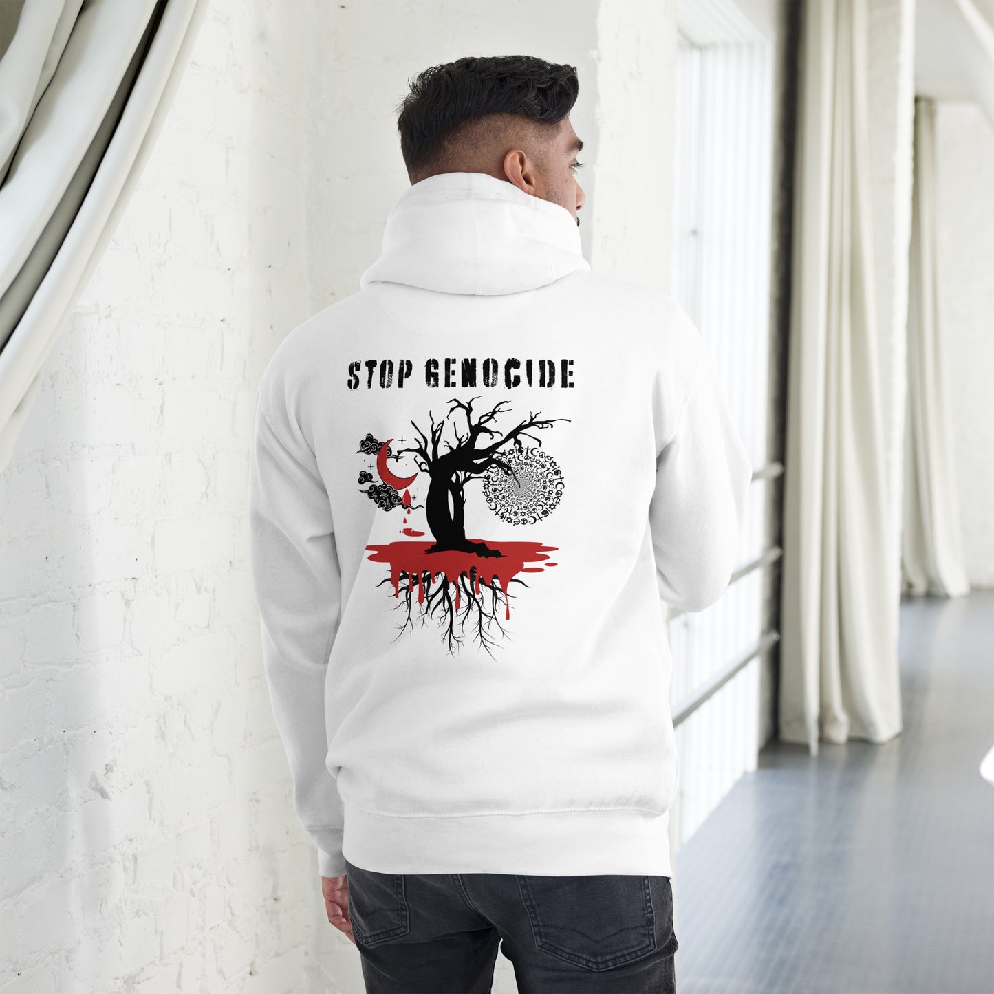 Stop Genocide Coexist Unisex Hoodie