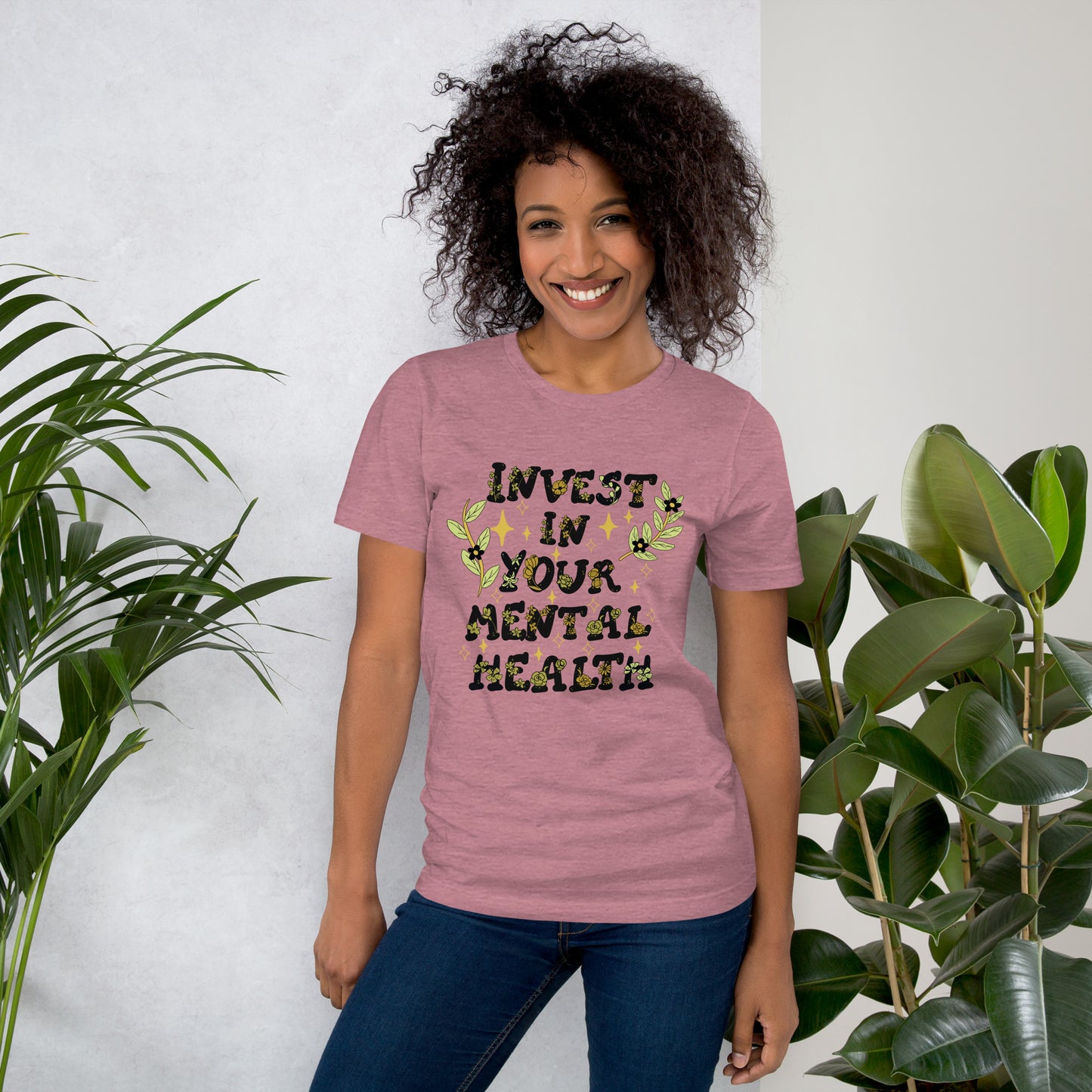 Invest in your mental health Unisex t-shirt