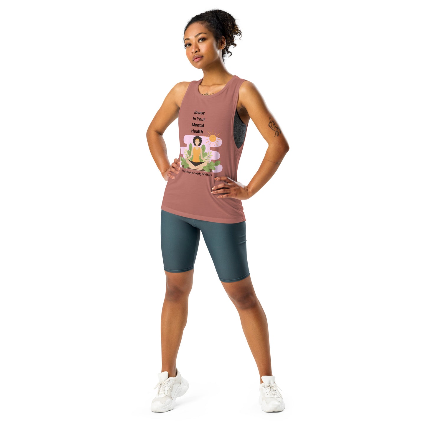 Invest in your mental health Ladies’ Muscle Tank